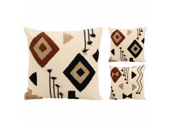 pillow KOOPMAN 45X45CM TUFTED AZTEC (918398)