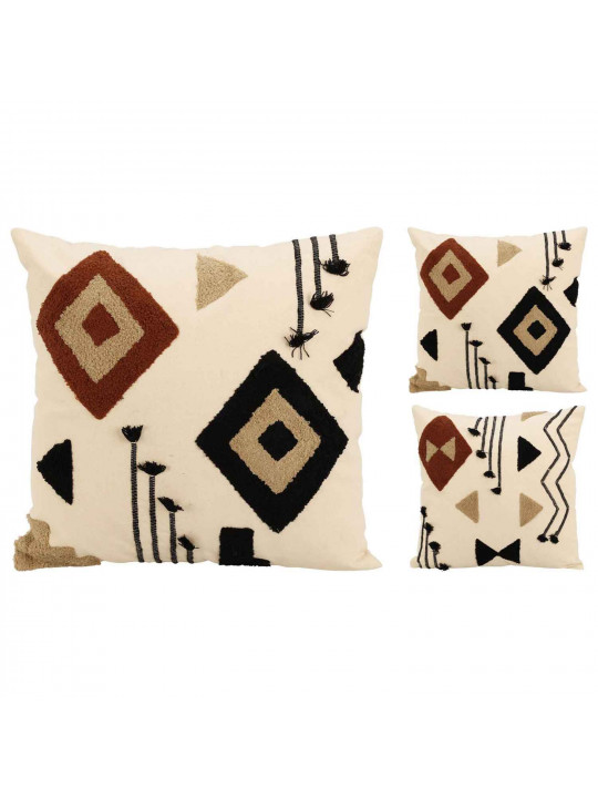 pillow KOOPMAN 45X45CM TUFTED AZTEC (918398)