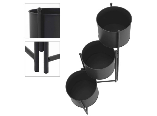 decorate objects KOOPMAN FLOWER POTS METAL 51X20X64