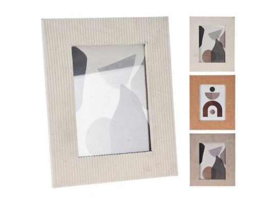 decorate objects KOOPMAN 25X20CM 3ASS PHOTO FRAME