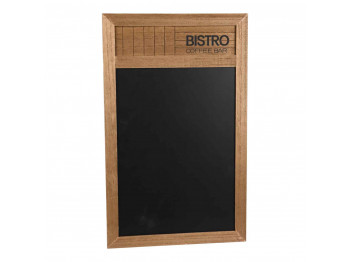 декоративные акссесуары KOOPMAN HZ1940110 BLACKBOARD BISTRO 34X0,8X55CM (682510)