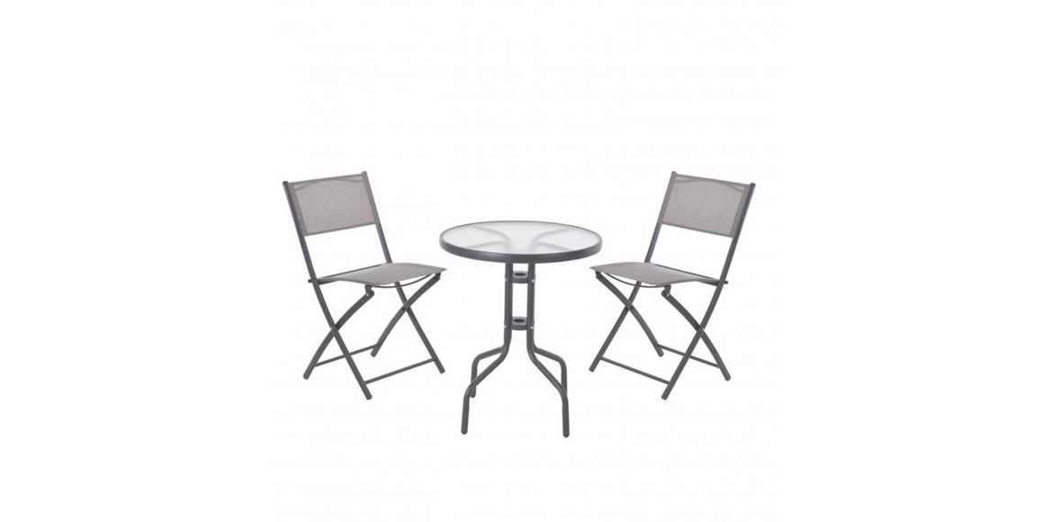 ბაღის გარნიტური KOOPMAN GARDEN FURNITURE SET 3PCS