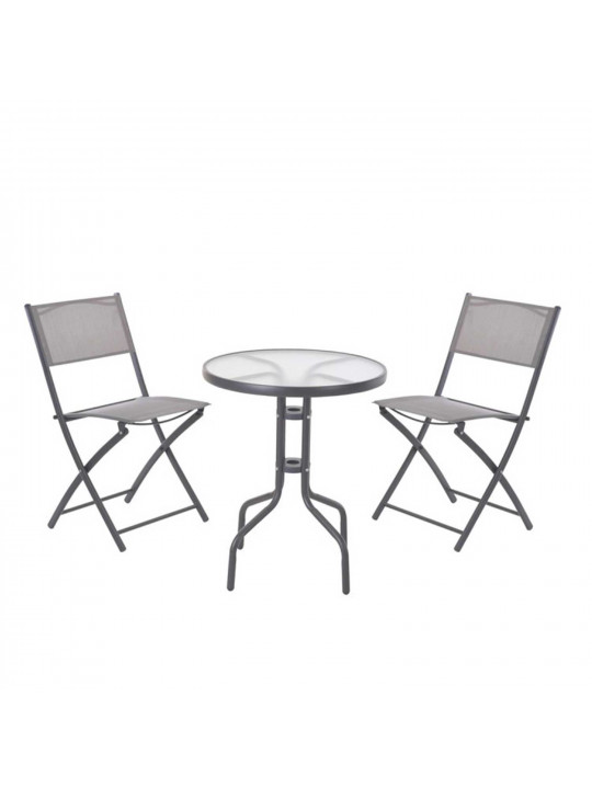 ბაღის გარნიტური KOOPMAN GARDEN FURNITURE SET 3PCS