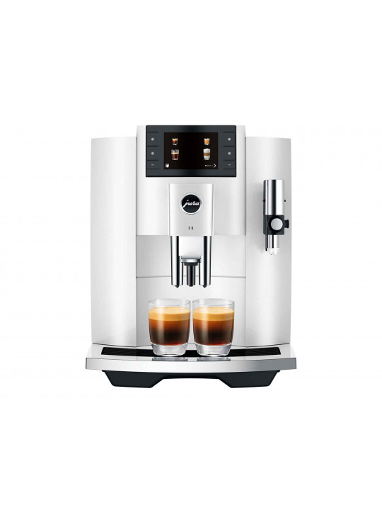 coffee machines automatic JURA E8 PIANO WHITE