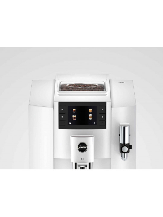 coffee machines automatic JURA E8 PIANO WHITE