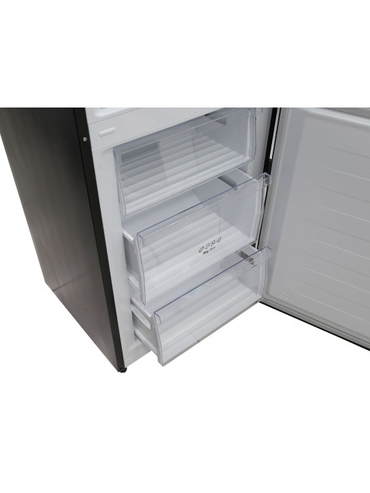 refrigerator HOFFMANN HR44NDWD2-INOX/BLACK