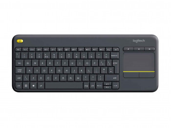 კლავიატურა LOGITECH K400 PLUS WIRELESS TOUCH (BLACK)