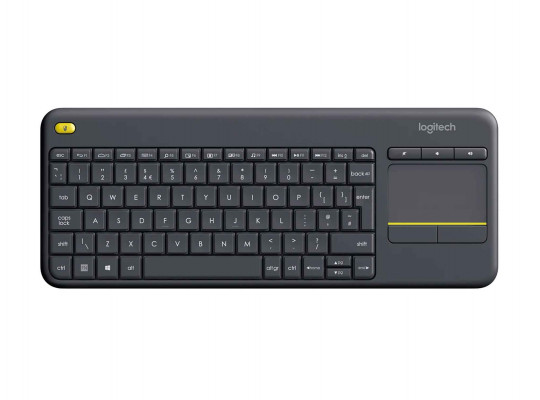 კლავიატურა LOGITECH K400 PLUS WIRELESS TOUCH (BLACK)