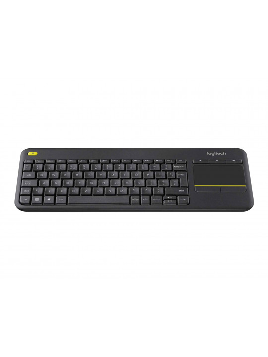 კლავიატურა LOGITECH K400 PLUS WIRELESS TOUCH (BLACK)