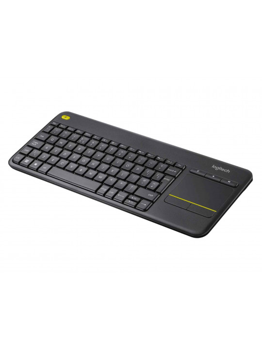 კლავიატურა LOGITECH K400 PLUS WIRELESS TOUCH (BLACK)