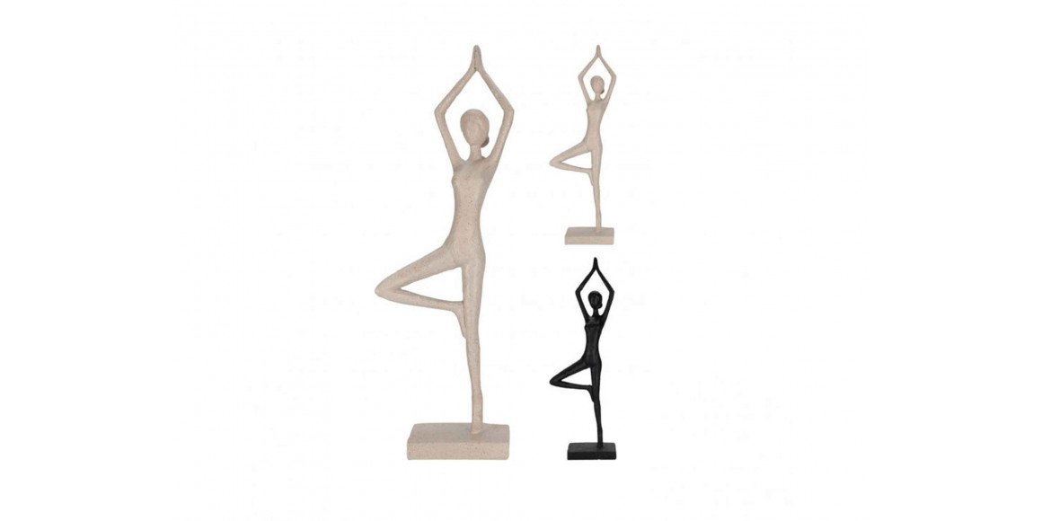 decorate objects KOOPMAN YOGA LADY FIGURE 12X7X40CM