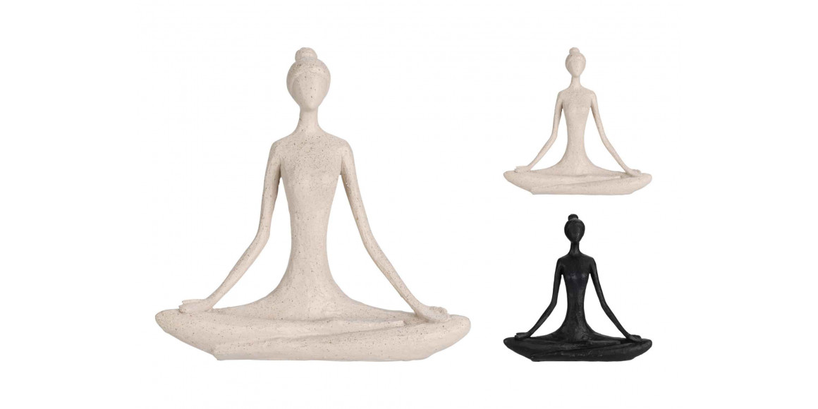 decorate objects KOOPMAN YOGA FIGURE SITTING 19X5X18.5CM