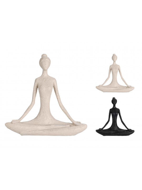 decorate objects KOOPMAN YOGA FIGURE SITTING 19X5X18.5CM