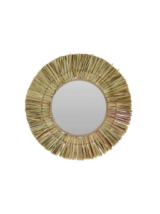 декоративные акссесуары KOOPMAN MIRROR RAFFIA NATURAL D40CM
