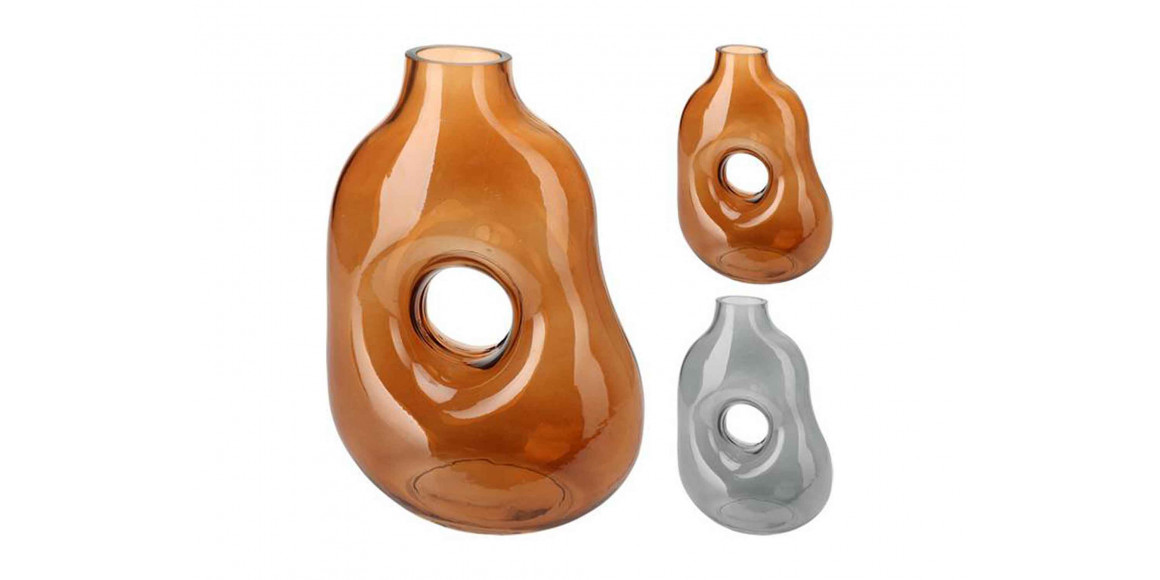 ვაზა KOOPMAN GLASS 18X10X25CM 2ASS CL