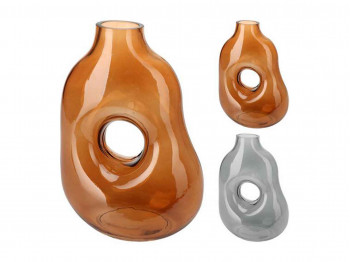 ваза KOOPMAN GLASS 18X10X25CM 2ASS CL