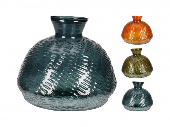 ვაზა KOOPMAN GLASS 185XH140MM 3ASS CLR