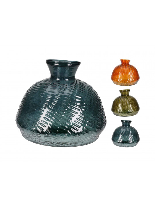 ვაზა KOOPMAN GLASS 185XH140MM 3ASS CLR