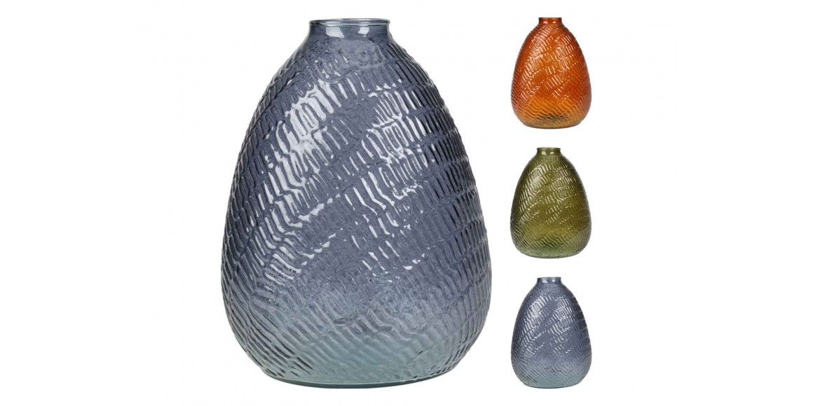 ვაზა KOOPMAN GLASS 160XH220MM 3ASS CLR