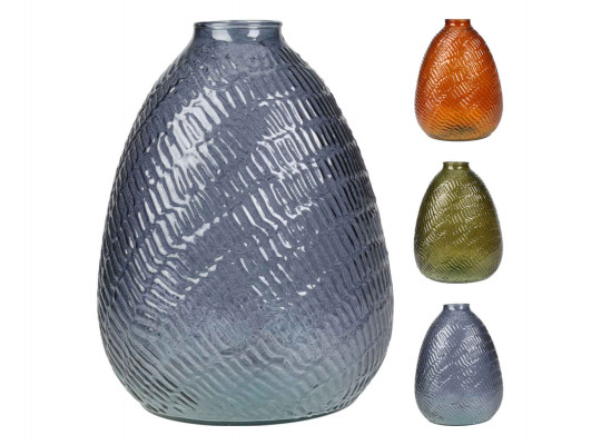 ვაზა KOOPMAN GLASS 160XH220MM 3ASS CLR
