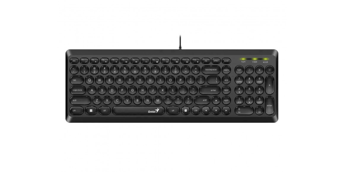 клавиатура GENIUS SLIMSTAR Q200 USB (BK)
