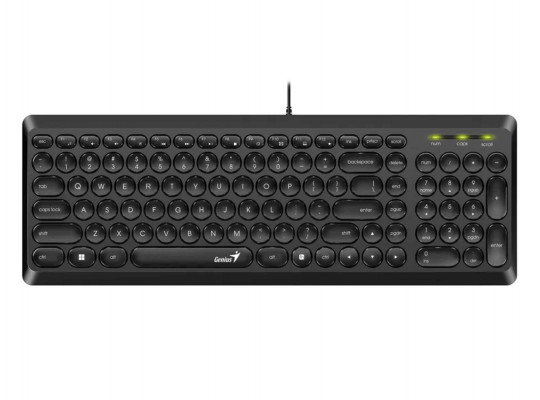 კლავიატურა GENIUS SLIMSTAR Q200 USB (BK)