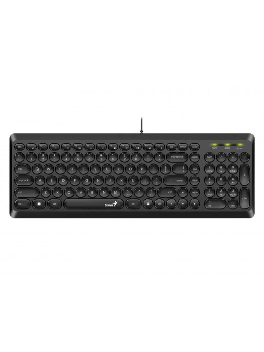 კლავიატურა GENIUS SLIMSTAR Q200 USB (BK)