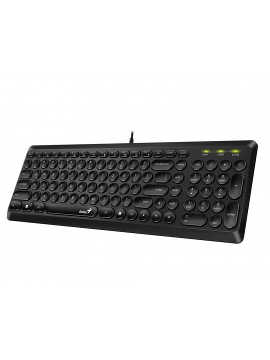კლავიატურა GENIUS SLIMSTAR Q200 USB (BK)
