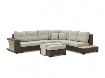 sofa HOBEL CORNER CORONA DARK BEIGE PHANTOM 13/BEIGE BREEZE 2 R (11)