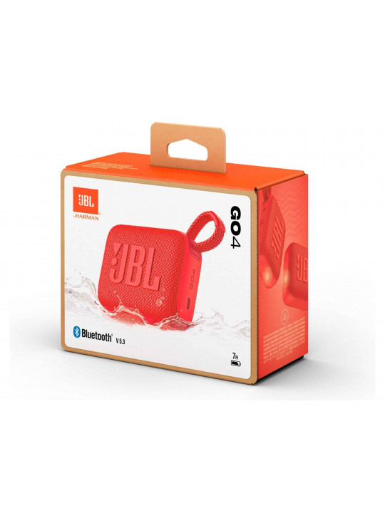 bluetooth speaker JBL GO 4 (RD)