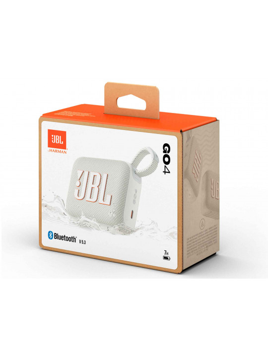 bluetooth დინამიკი JBL GO 4 (WH)