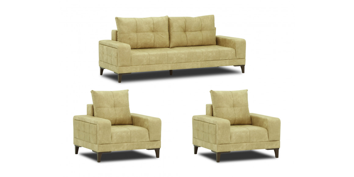sofa set HOBEL AGATA 3+1+1 BEIGE LOFT 3 (3)