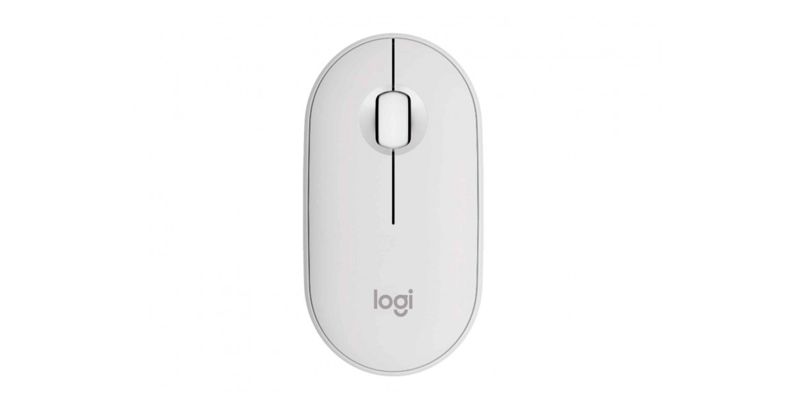 კომპიუტერული მაუსი LOGITECH M350s Pebble 2  (White)