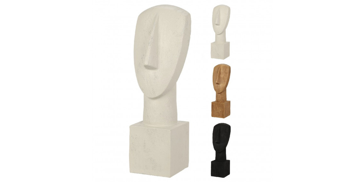 decorate objects KOOPMAN STATUE ABSTRACT 42CM 3ASS (934404)