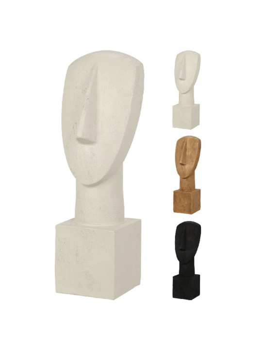 decorate objects KOOPMAN STATUE ABSTRACT 42CM 3ASS (934404)