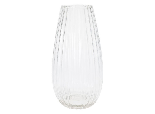 ვაზა KOOPMAN VASE CLEAR GLASS 150XH300MM (044387)