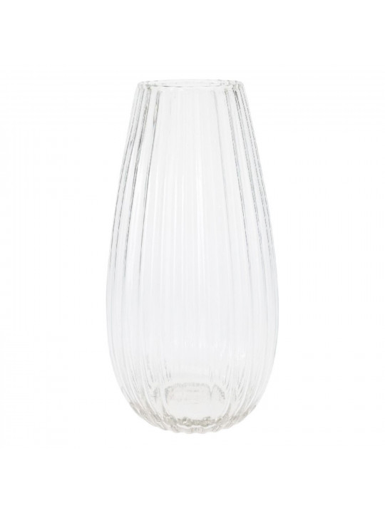 vases KOOPMAN VASE CLEAR GLASS 150XH300MM (044387)