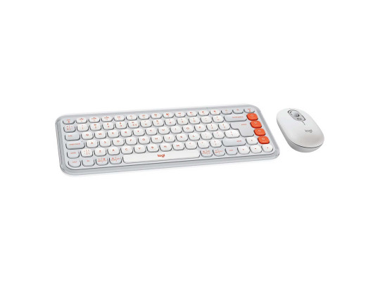 კლავიატურა LOGITECH POP Icon Combo (White)