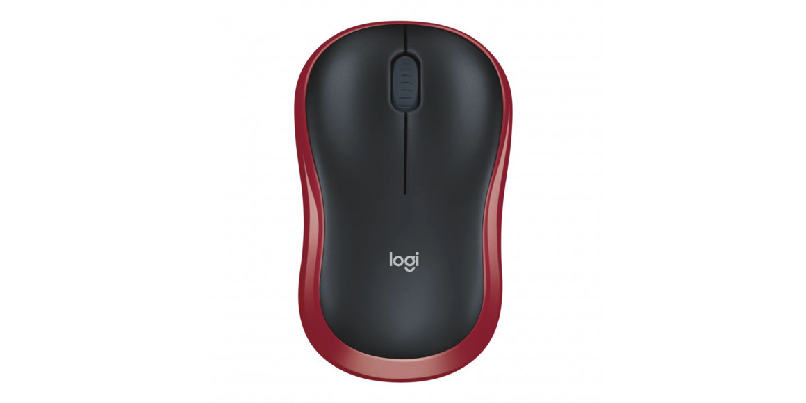 mouse LOGITECH M185 WIRELESS (RED)