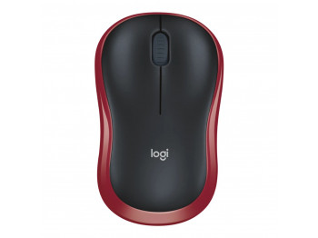 mouse LOGITECH M185 WIRELESS (RED)