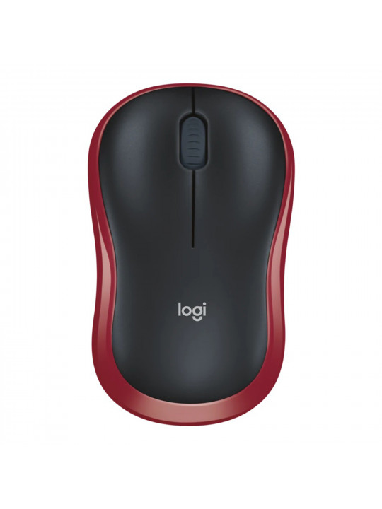 mouse LOGITECH M185 WIRELESS (RED)