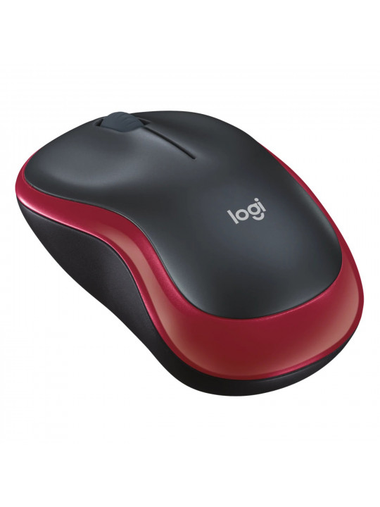 mouse LOGITECH M185 WIRELESS (RED)