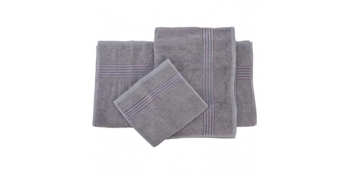 towel set KOOPMAN 3 PCS LAVANDER