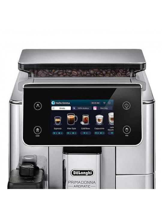 ყავის მანქანა DELONGHI PRIMADONNA AROMATIC  ECAM630.55.SSM