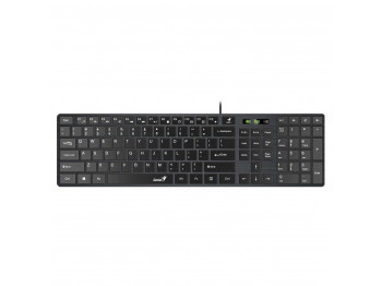 კლავიატურა GENIUS SLIMSTAR C126 USB (BK)