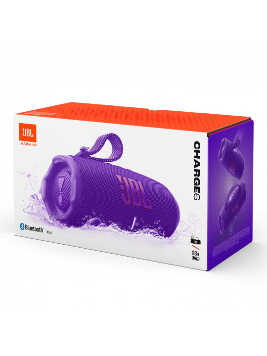 bluetooth speaker JBL Charge 6 (Purple)