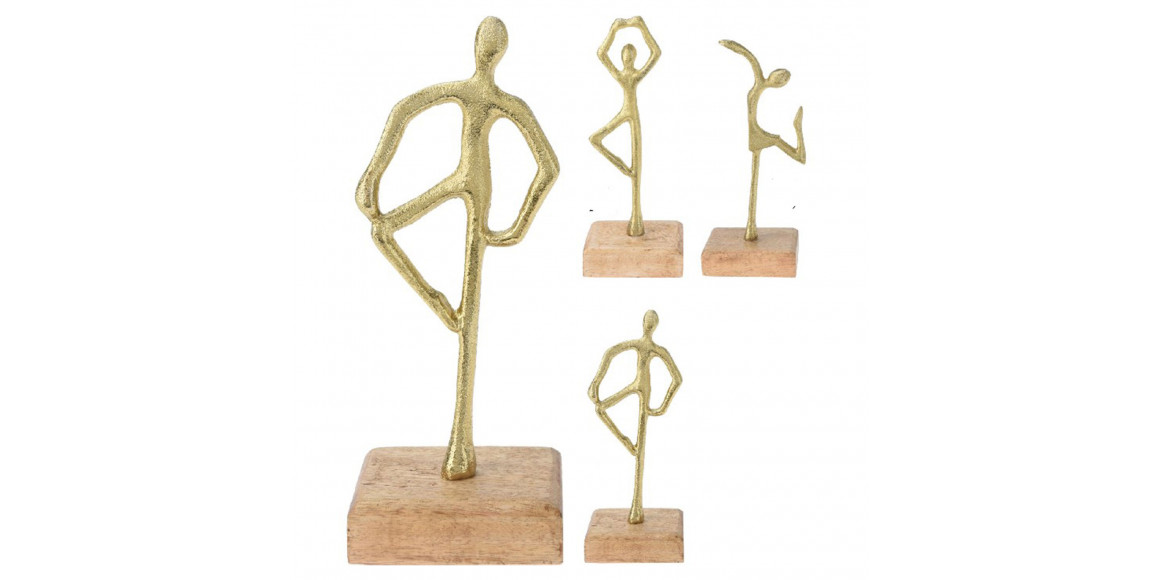 декоративные акссесуары KOOPMAN STATUE 21CM 3ASS GOLD (130639)