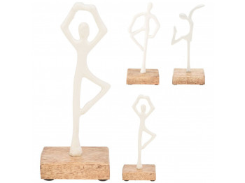 декоративные акссесуары KOOPMAN STATUE 21CM 3ASS WHITE (130851)