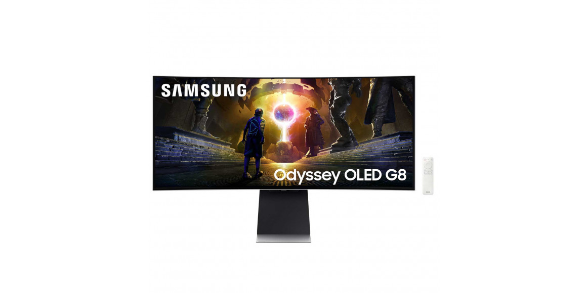 მონიტორი SAMSUNG Odyssey OLED G8 34 UWQHD Curved 175Hz LS34DG852SIXCI