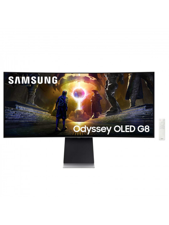 მონიტორი SAMSUNG Odyssey OLED G8 34 UWQHD Curved 175Hz LS34DG852SIXCI